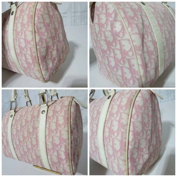 CHRISTIAN DIOR Monogram Boston Bag Pink - Picture 11 of 16